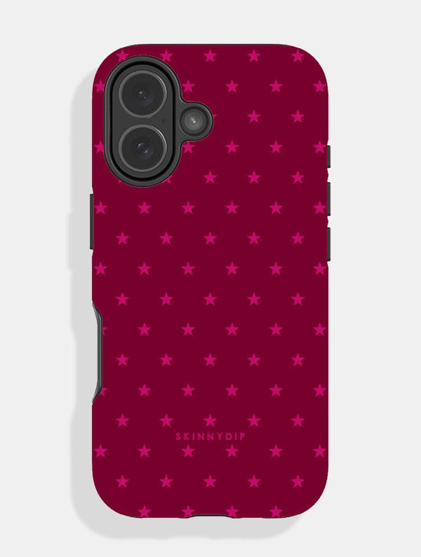 Skinnydip London Mini Star Burgundy Ultra Protective iPhone Case – Skinnydip London