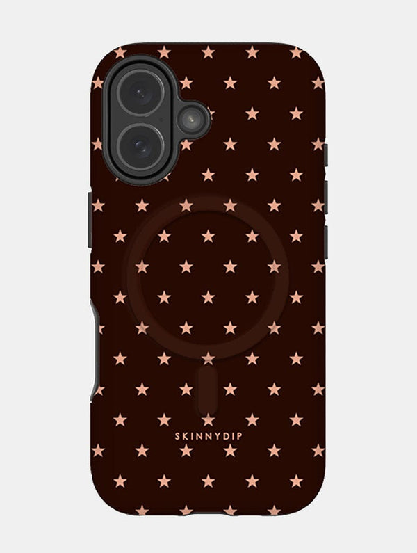 Skinnydip London Mini Star Chocolate Brown Magsafe Ultra Protective iPhone Case