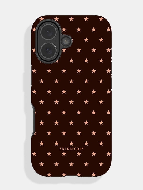 Skinnydip London Mini Star Chocolate Brown Ultra Protective iPhone Case – Skinnydip London