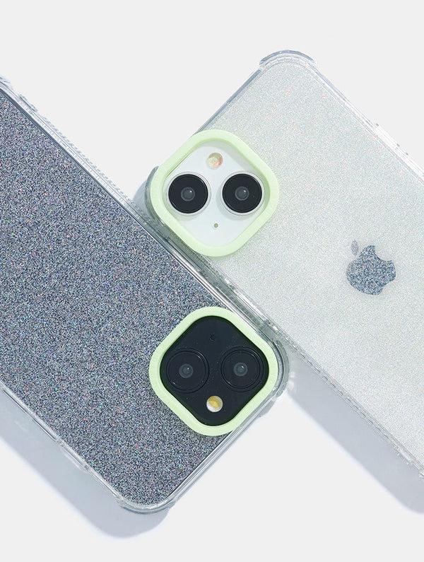 Skinnydip London Minimal Glitter Mint Shock IPhone Case