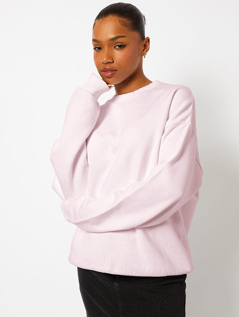 Skinnydip London Moomin X Skinnydip Life Is Good Sweatshirt In Pink