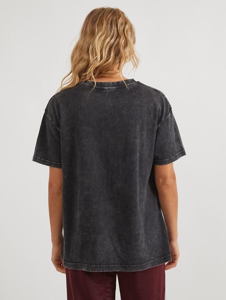 Skinnydip London Moulin Rouge X Skinnydip That's The Moulin Rouge T-Shirt In Acid Wash