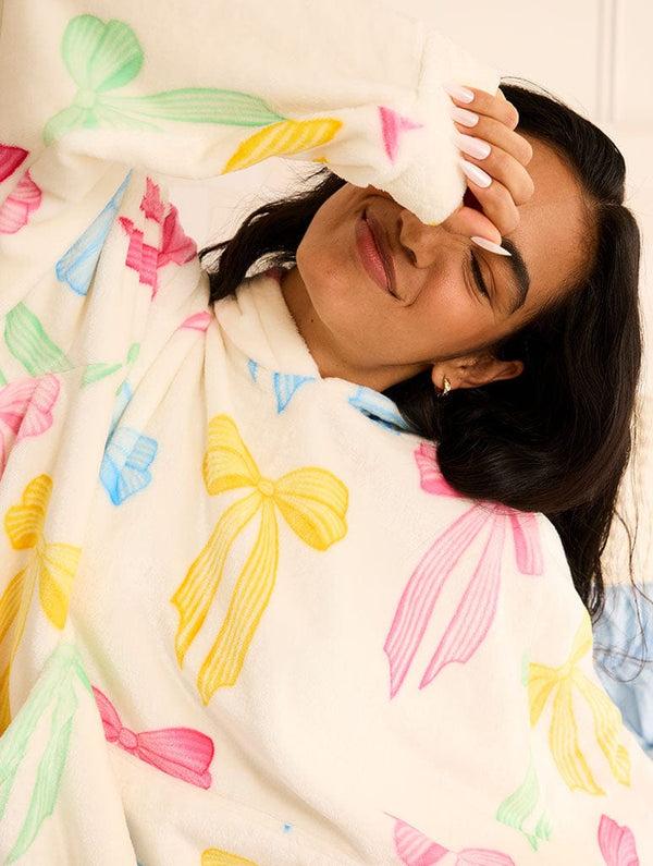 Skinnydip London Multicolour Bow Blanket Hoodie – Skinnydip London