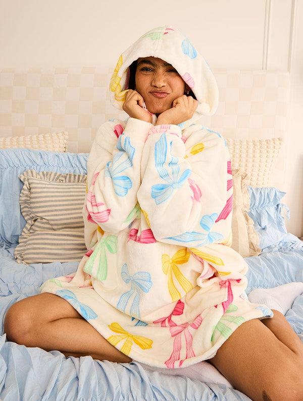 Skinnydip London Multicolour Bow Blanket Hoodie – Skinnydip London