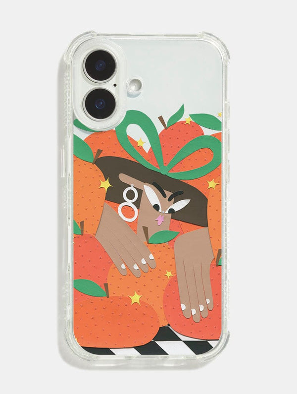 Skinnydip London Naomi Anderson-Subryan x Skinnydip Oranges Please Shock iPhone Case