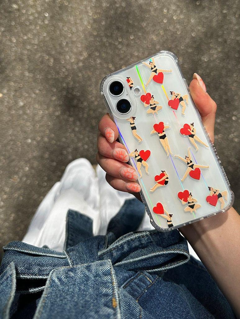 Skinnydip London Nina Cosford X Skinnydip Heart Girl Shock IPhone Case| Skinnydip Creative Community Phone Cases