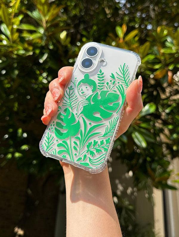 Skinnydip London Nina Cosford X Skinnydip Plant Girl Shock IPhone Case