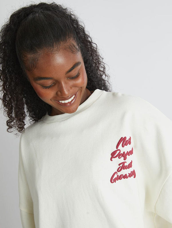 Skinnydip London Not Perfect Just Growing Sweatshirt – Skinnydip London