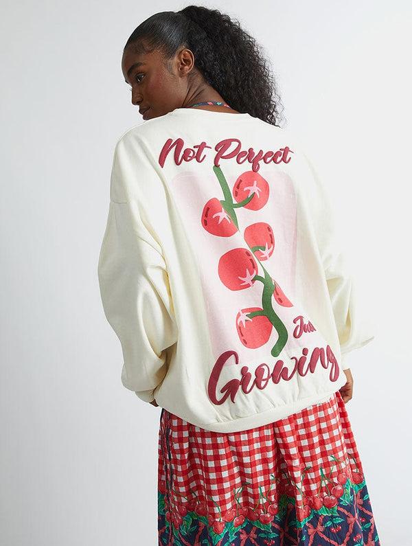 Skinnydip London Not Perfect Just Growing Sweatshirt – Skinnydip London