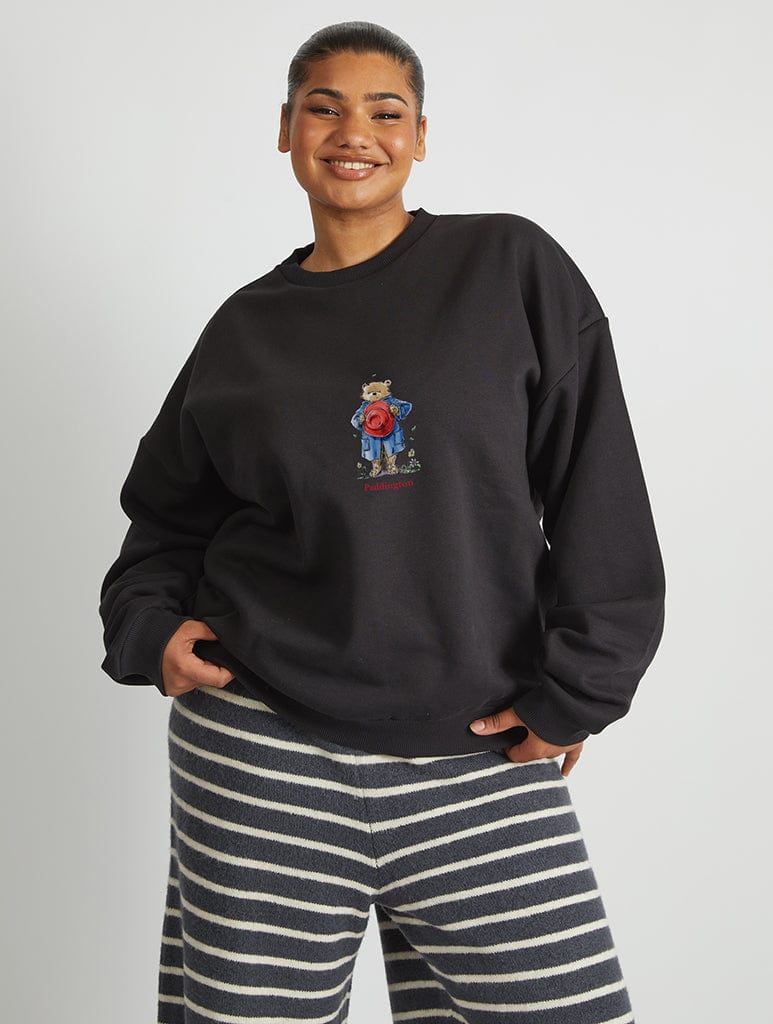 Skinnydip London Paddington X Skinnydip Hats Off Sweatshirt In Black