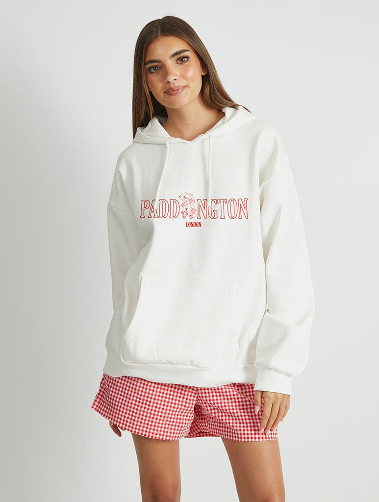 Skinnydip London Paddington X Skinnydip London Varsity Hoodie In White