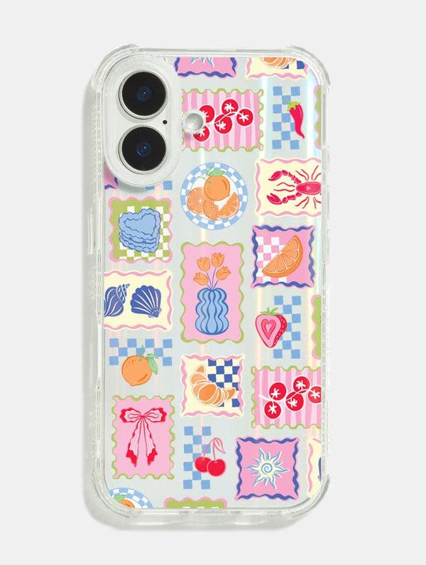 Skinnydip London Patchwork Picnic Shock iPhone Case
