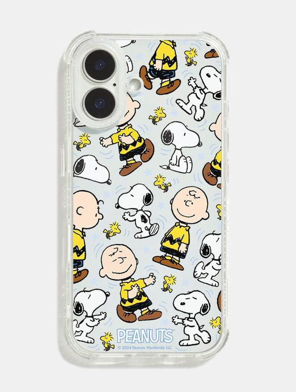 Skinnydip London Peanuts x Skinnydip Charlie Brown & Snoopy Repeat Shock iPhone Case