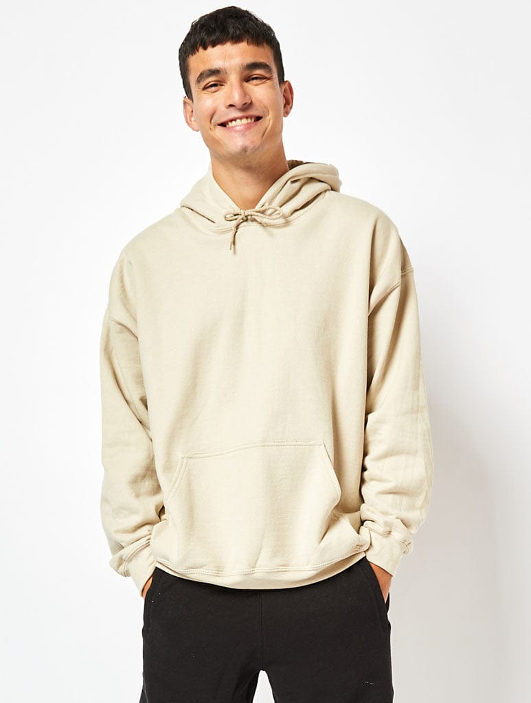 Skinnydip London Peanuts X Skinnydip Snoopy Born To Golf Hoodie In Sand