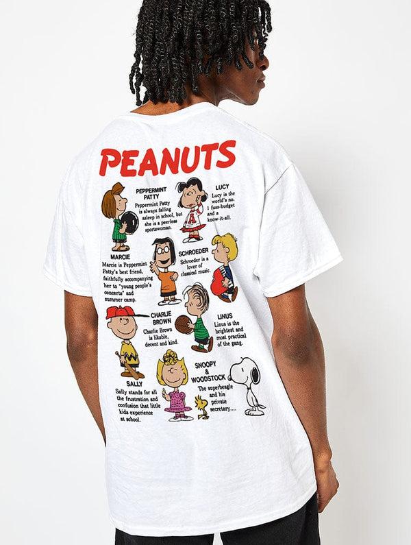 Skinnydip London Peanuts x Skinnydip Snoopy Character T-Shirt in Ecru
