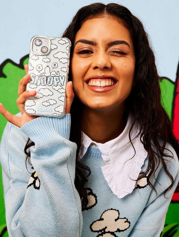 Skinnydip London Peanuts X Skinnydip Snoopy Clouds Repeat Shock IPhone Case