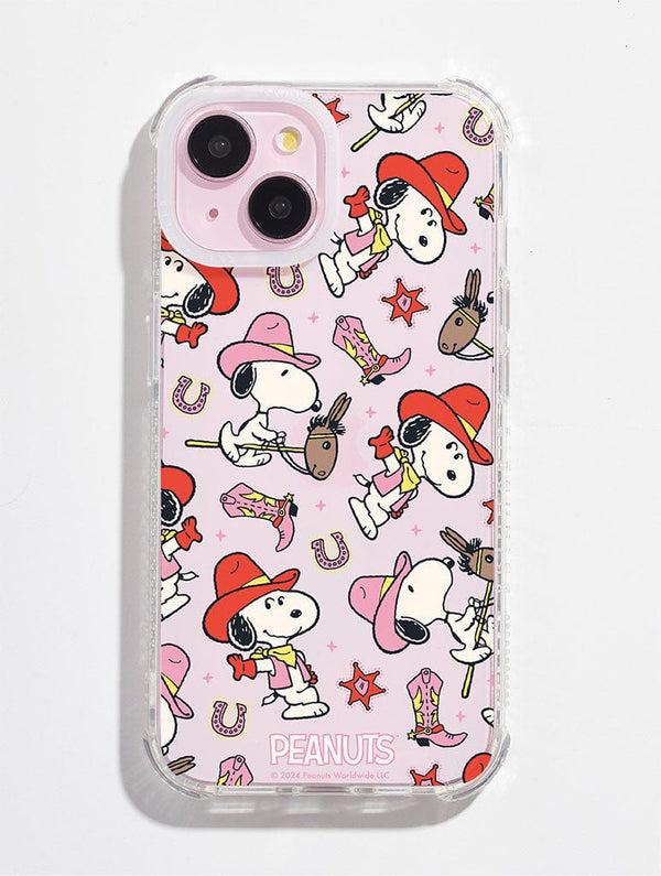 Skinnydip London Peanuts x Skinnydip Snoopy Cowboy Shock iPhone Case