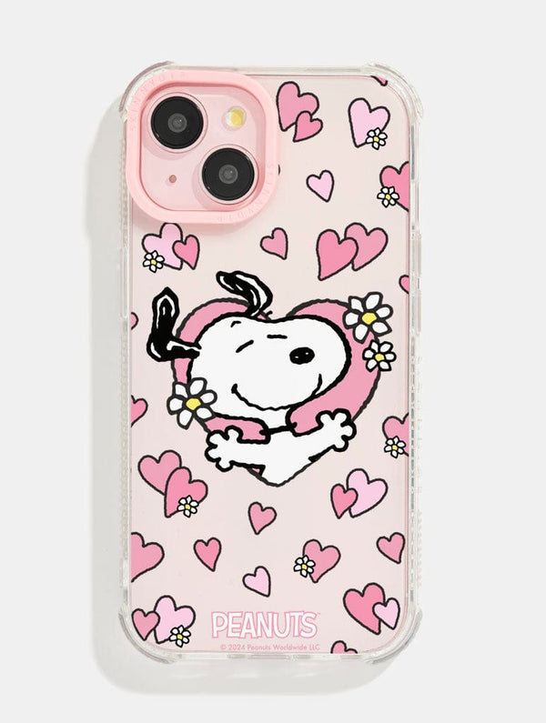 Skinnydip London Peanuts x Skinnydip Snoopy Love Hearts Shock iPhone Case