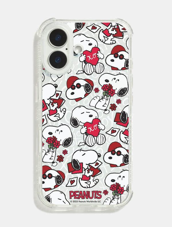 Skinnydip London Peanuts x Skinnydip Snoopy Love Letter Shock iPhone Case