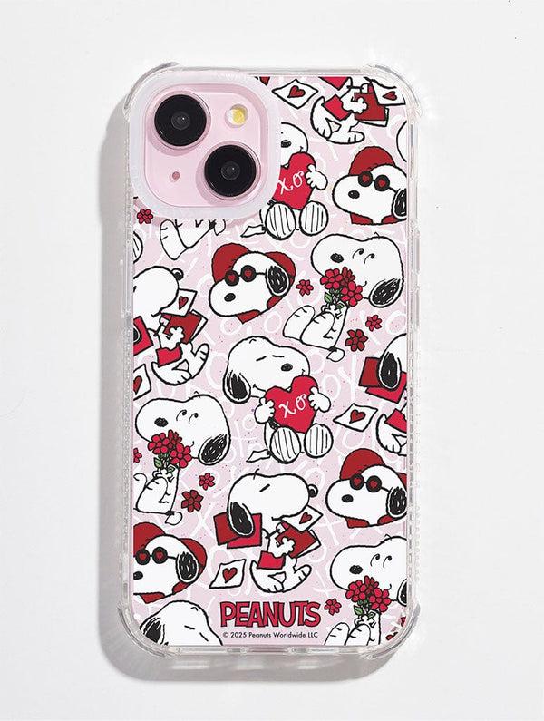 Skinnydip London Peanuts x Skinnydip Snoopy Love Letter Shock iPhone Case