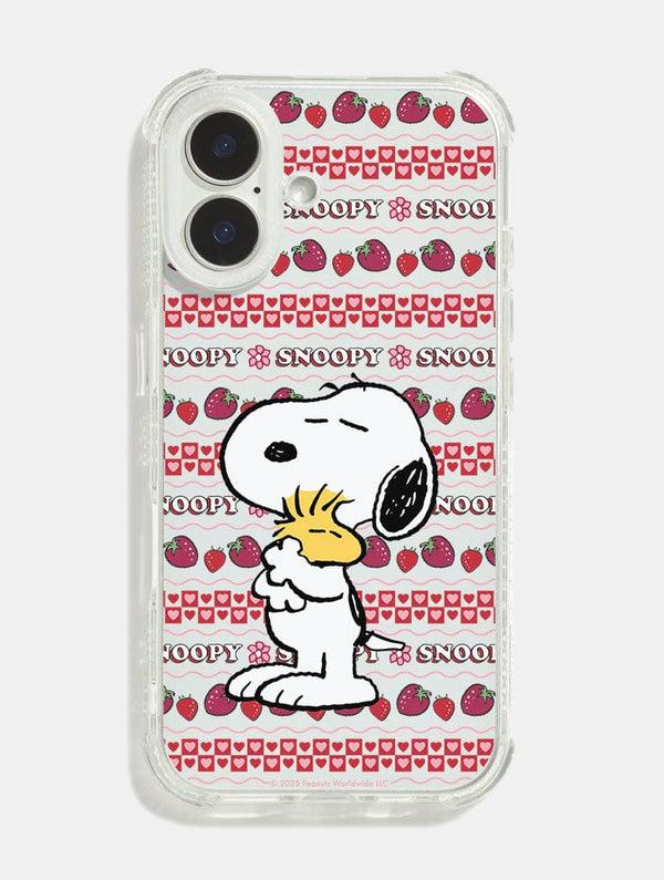 Skinnydip London Peanuts x Skinnydip Snoopy Love Pattern Shock iPhone Case