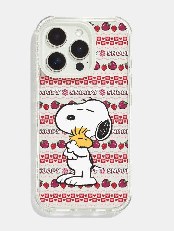 Skinnydip London Peanuts x Skinnydip Snoopy Love Pattern Shock iPhone Case