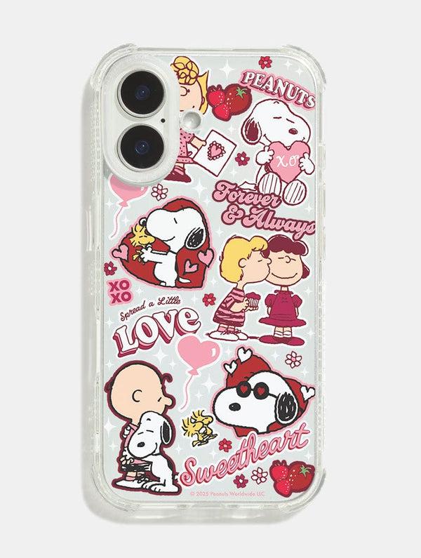Skinnydip London Peanuts x Skinnydip Snoopy Love Sticker Shock iPhone Case