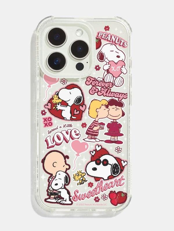 Skinnydip London Peanuts x Skinnydip Snoopy Love Sticker Shock iPhone Case
