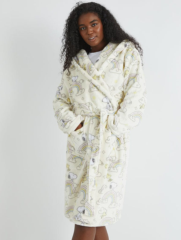 Skinnydip London Peanuts x Skinnydip Snoopy Rainbow Print Dressing Gown – Skinnydip London