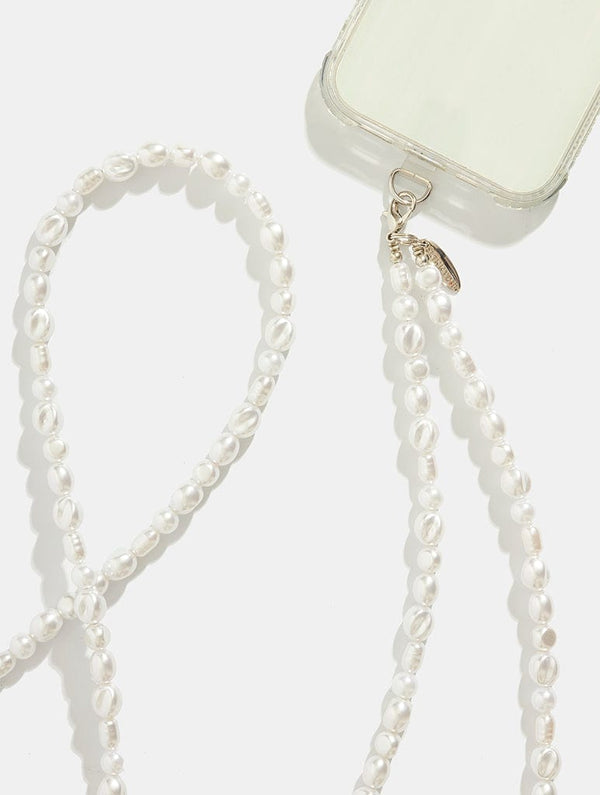 Skinnydip London Pearl Cross Body Beaded Phone Strap