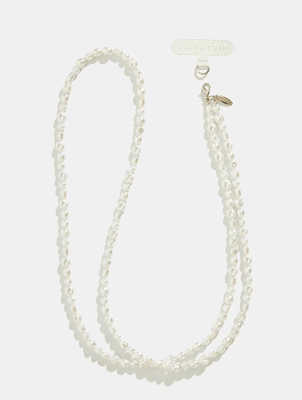 Skinnydip London Pearl Cross Body Beaded Phone Strap