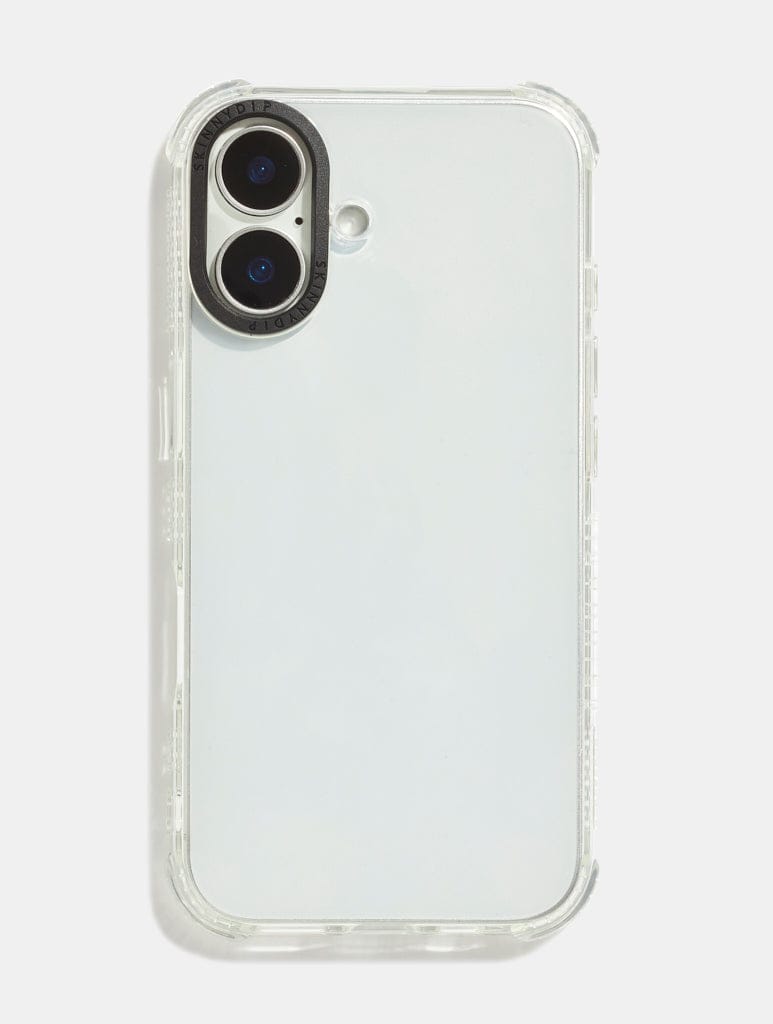 Skinnydip London Personalised Clear Base Shock IPhone Case With Black Camera Hole