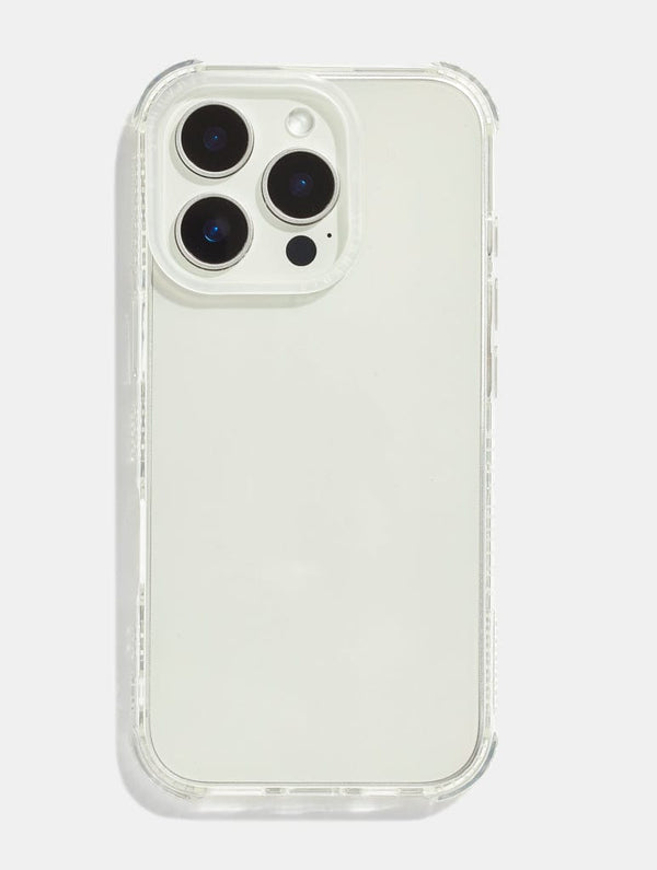 Skinnydip London Personalised Clear Shock IPhone Case With Clear Camera Hole