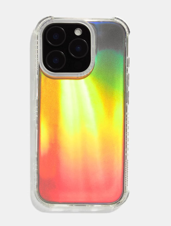 Skinnydip London Personalised Holo Foil & Clear Camera Hole Shock IPhone Case