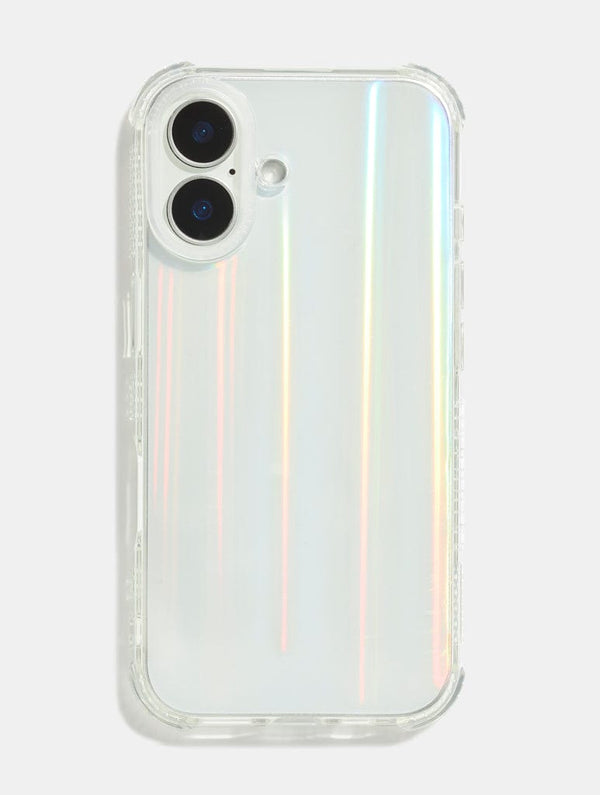Skinnydip London Personalised Holo Shock IPhone Case With Clear Camera Hole