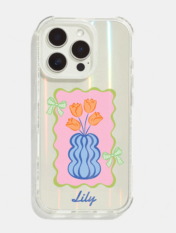 Skinnydip London Personalised Holo Shock iPhone Case With Clear Camera Hole