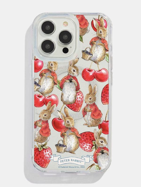 Skinnydip London Peter Rabbit x Skinnydip Flopsy Cherry Glitter MagSafe iPhone Case
