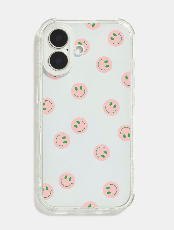 Skinnydip London Pink And Green Smile Shock iPhone Case