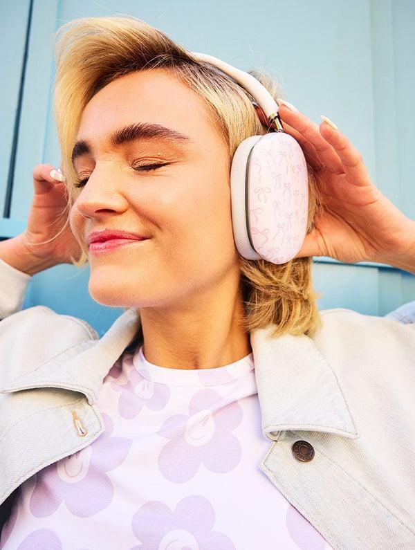 Skinnydip London Pink Bows AirPods Max Case In Matte| Shop AirPods Max Cases