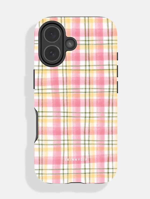 Skinnydip London Pink Cottagecore Gingham Ultra Protective iPhone Case – Skinnydip London