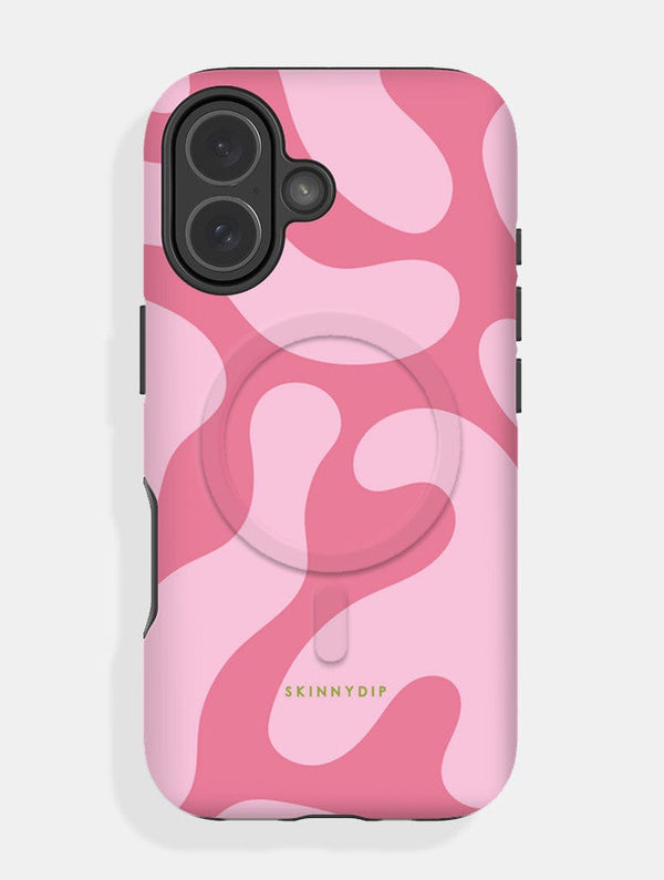 Skinnydip London Pink Pattern MagSafe Ultra Protective iPhone Case – Skinnydip London