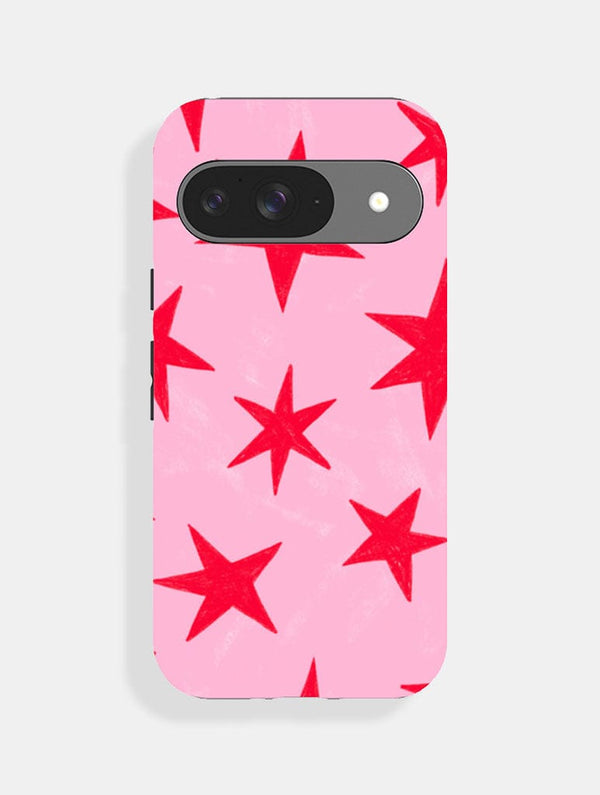 Skinnydip London Pink & Red Stars Ultra Protective Google Pixel Case – Skinnydip London