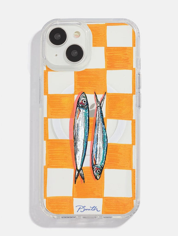 Skinnydip London Pippa Smith Studio x Skinnydip Sardines On Check MagSafe iPhone Case – Skinnydip London