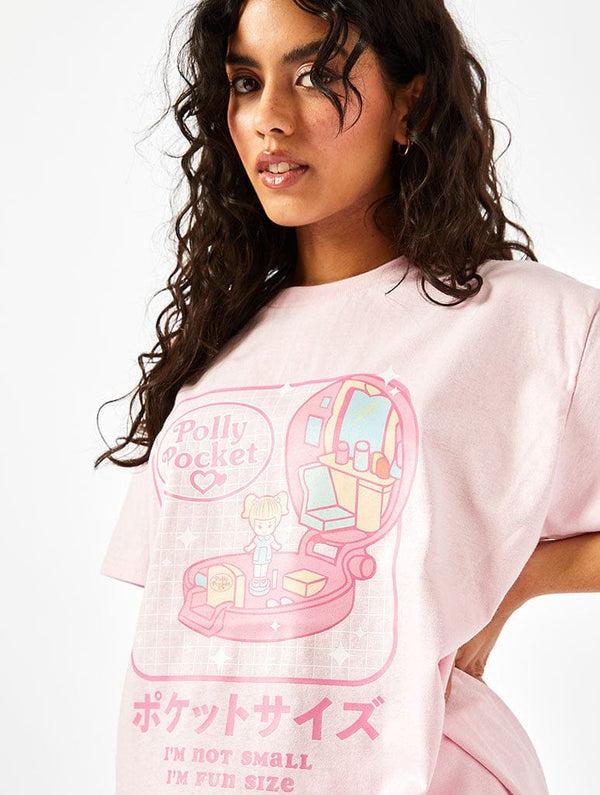 Skinnydip London Polly Pocket x Skinnydip Fun Size T-Shirt In Pink