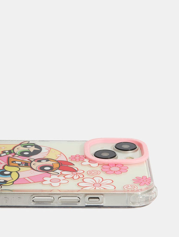Skinnydip London Powerpuff Girls Pink Floral Shock IPhone Case