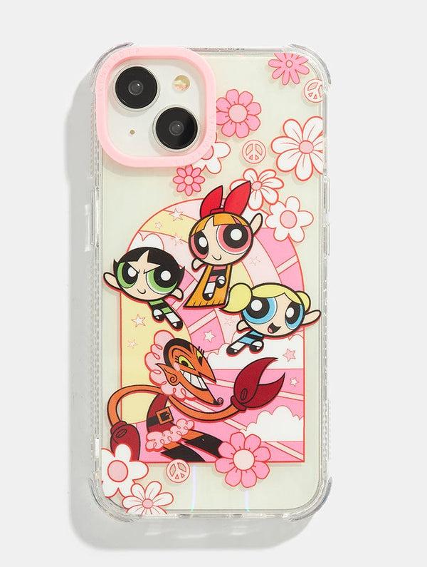 Skinnydip London Powerpuff Girls Pink Floral Shock iPhone Case