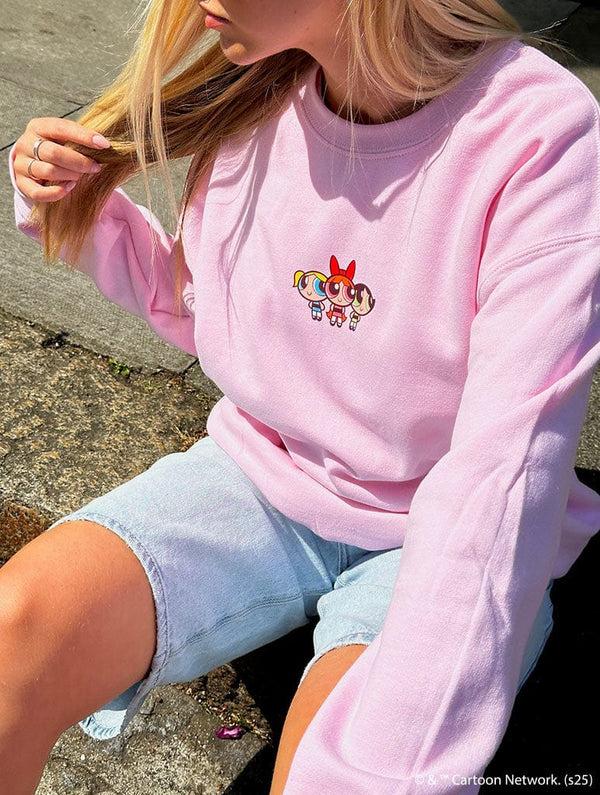 Skinnydip London Powerpuff Girls Sugar & Spice Sweatshirt In Pink