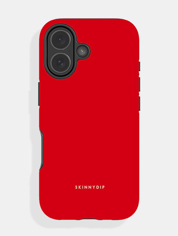 Skinnydip London Red with Cream Solid Colour Ultra Protective iPhone Case – Skinnydip London