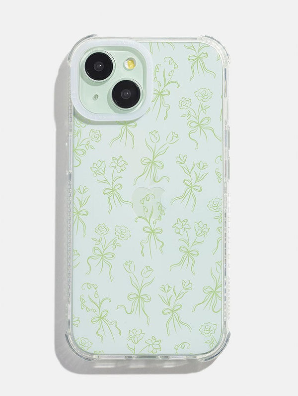 Skinnydip London Regency Green Primrose iPhone Case