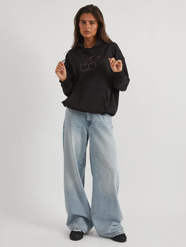 Skinnydip London Rhinestone Cherry Hoodie – Skinnydip London